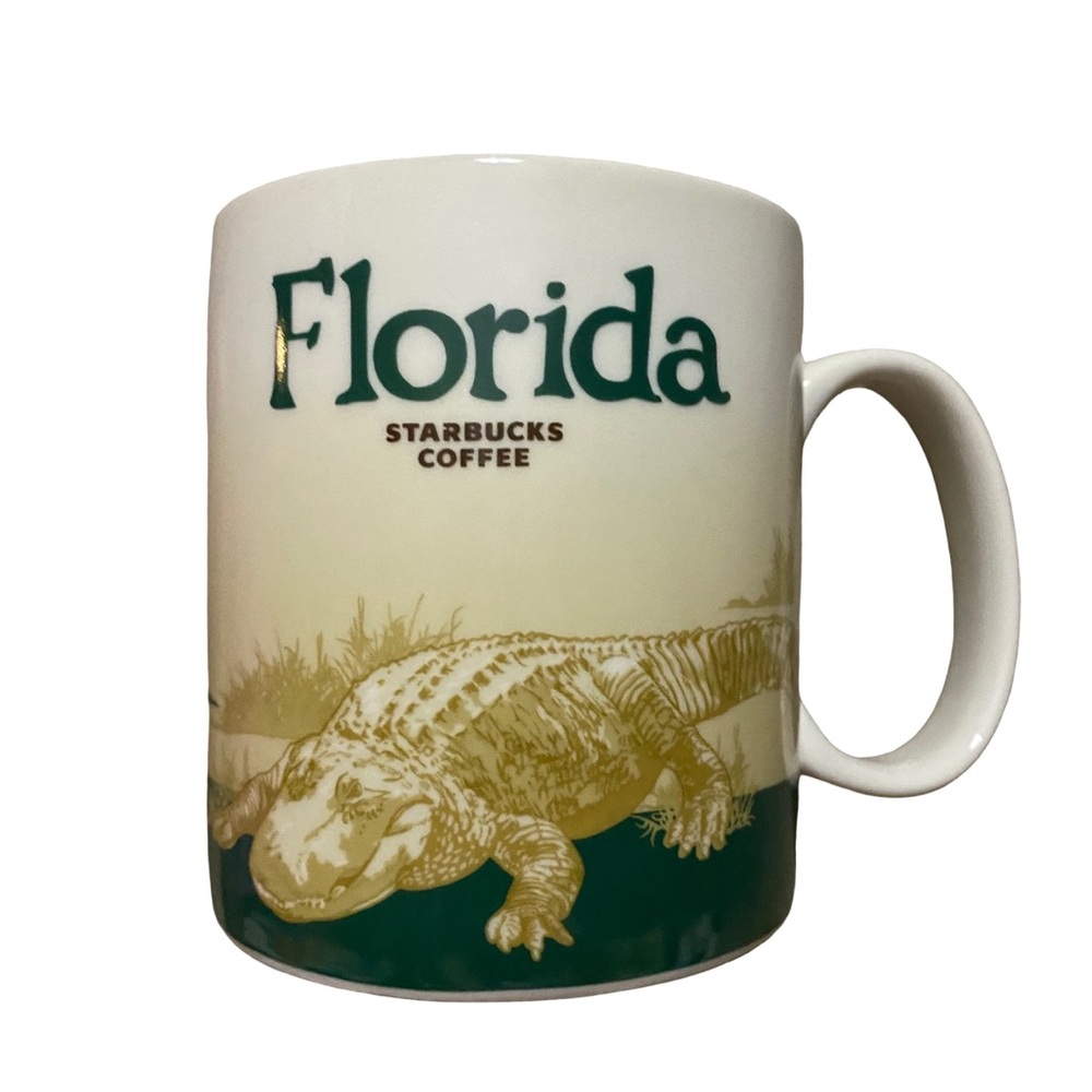 2011 Starbucks Global Collector's Series Florida 16 oz. Mug Alligator